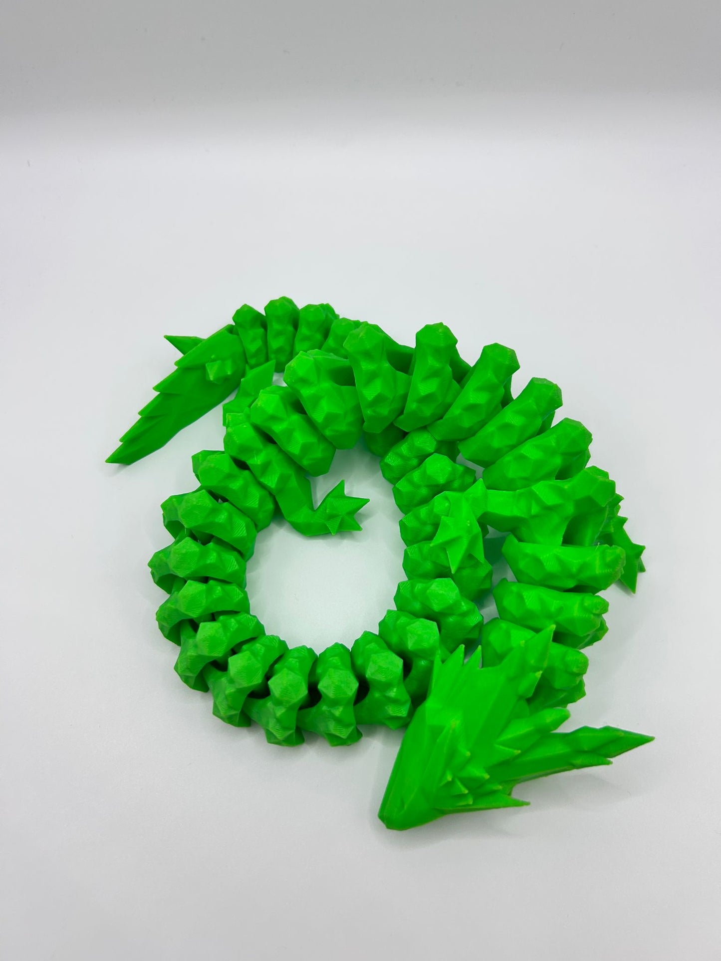 3D Printed Low Poly Dragon–Crystal Like Finish–Bold & Stylish Design