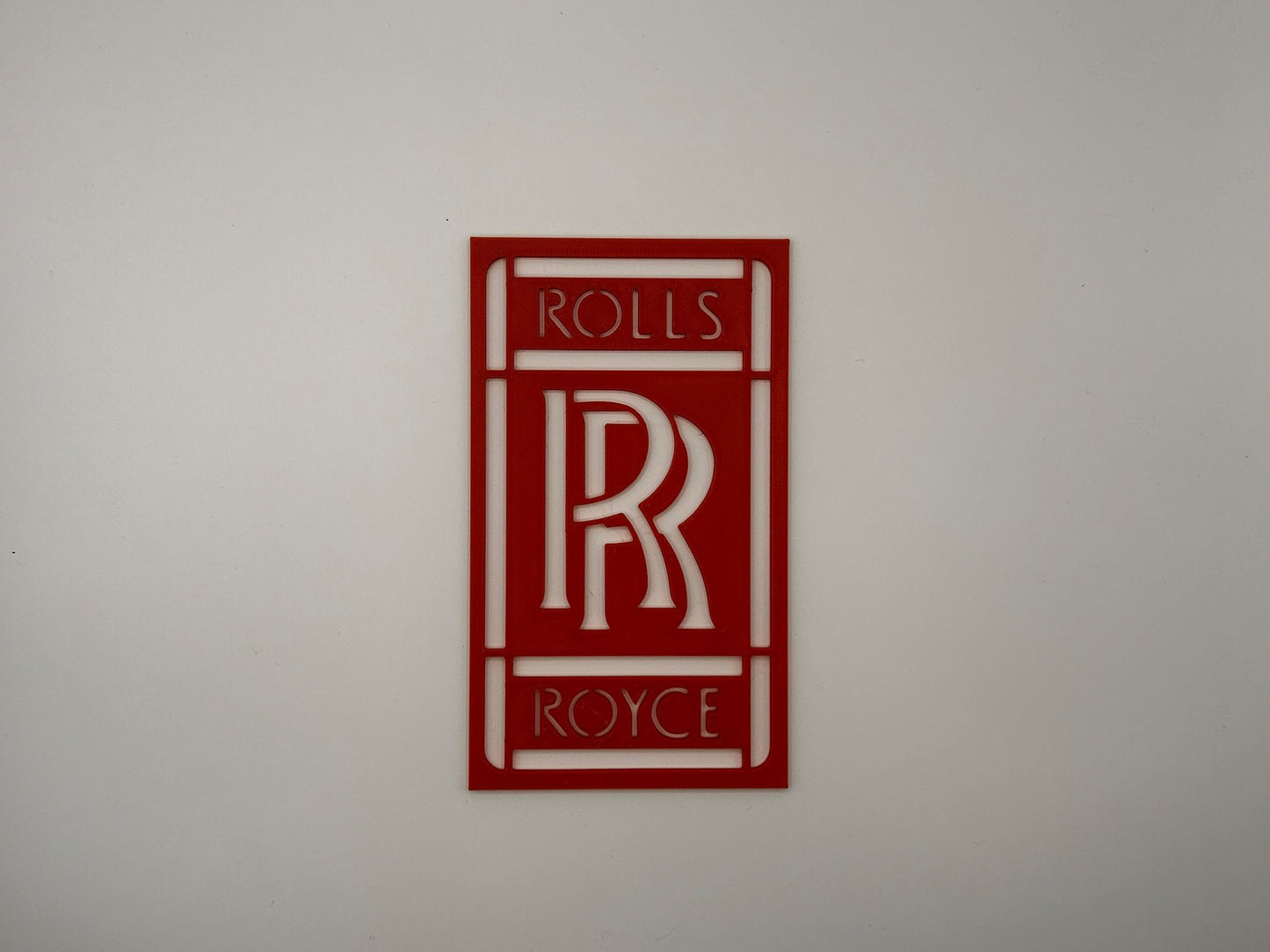 Rolls-Royce Carpet Logo Stencil-3D Printed Car Detailing Template for Floor Mats