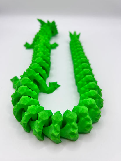 3D Printed Low Poly Dragon–Crystal Like Finish–Bold & Stylish Design
