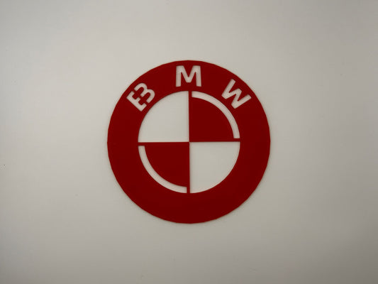 BMW Carpet Logo Stencil-3D Printed Car Detailing Template for Floor Mats