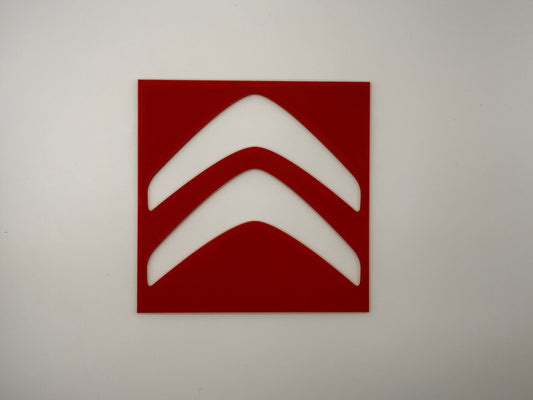 Citroen Carpet Logo Stencil-3D Printed Car Detailing Template for Floor Mats