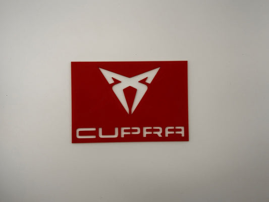 Cupra Carpet Logo Stencil-3D Printed Car Detailing Template for Floor Mats