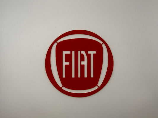 Fiat Carpet Logo Stencil-3D Printed Car Detailing Template for Floor Mats