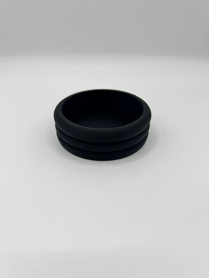 Small Horizontal Ribbed Pot – Perfect for Home & Desk Accessories