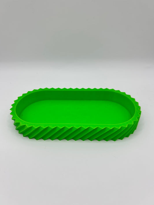 Angled Fin Key Tray – Modern Catch-All Organizer