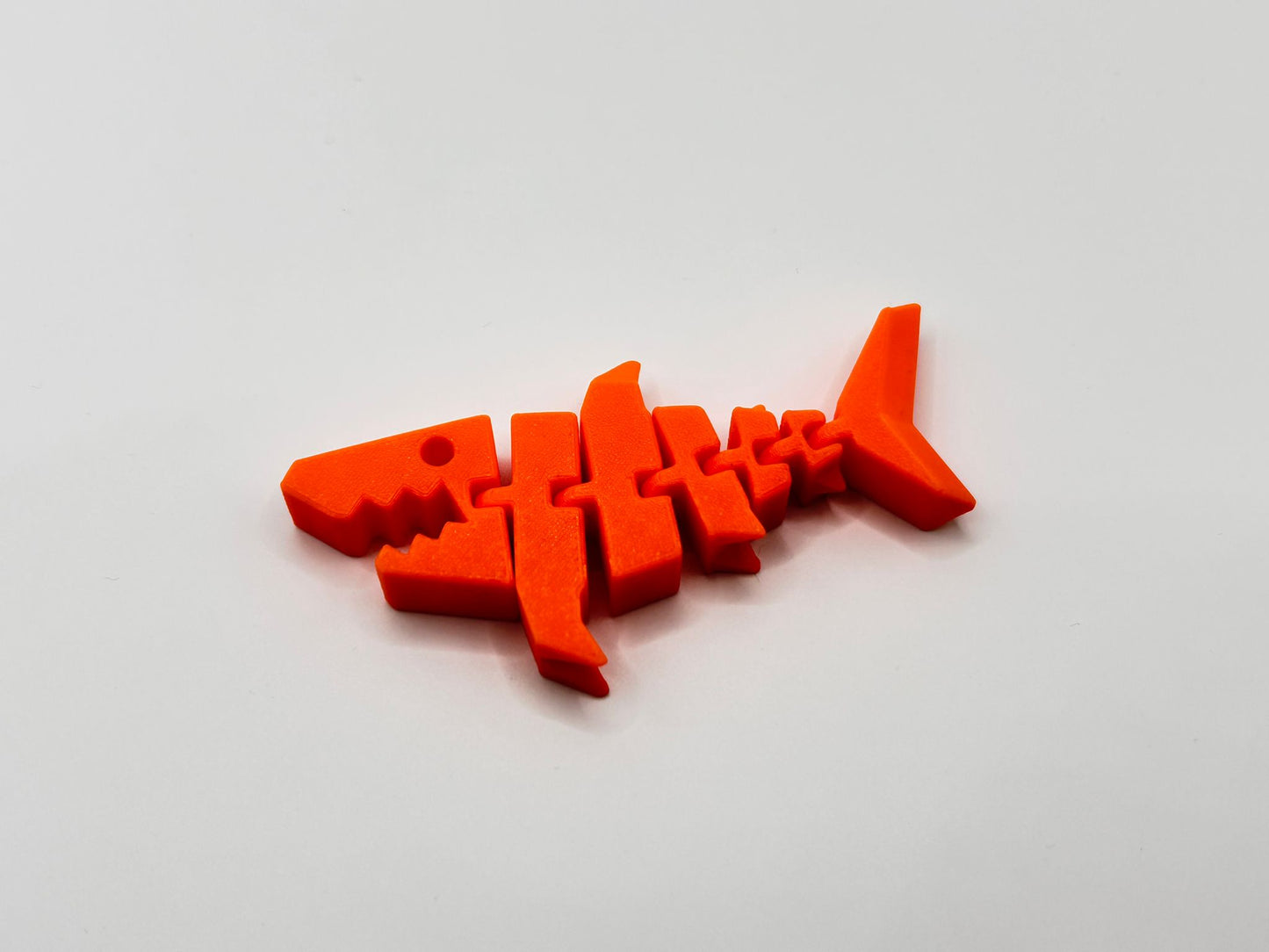 3D Printed Shark–Medium Flexi Sea Toy–Poseable, Fun & Addictive!