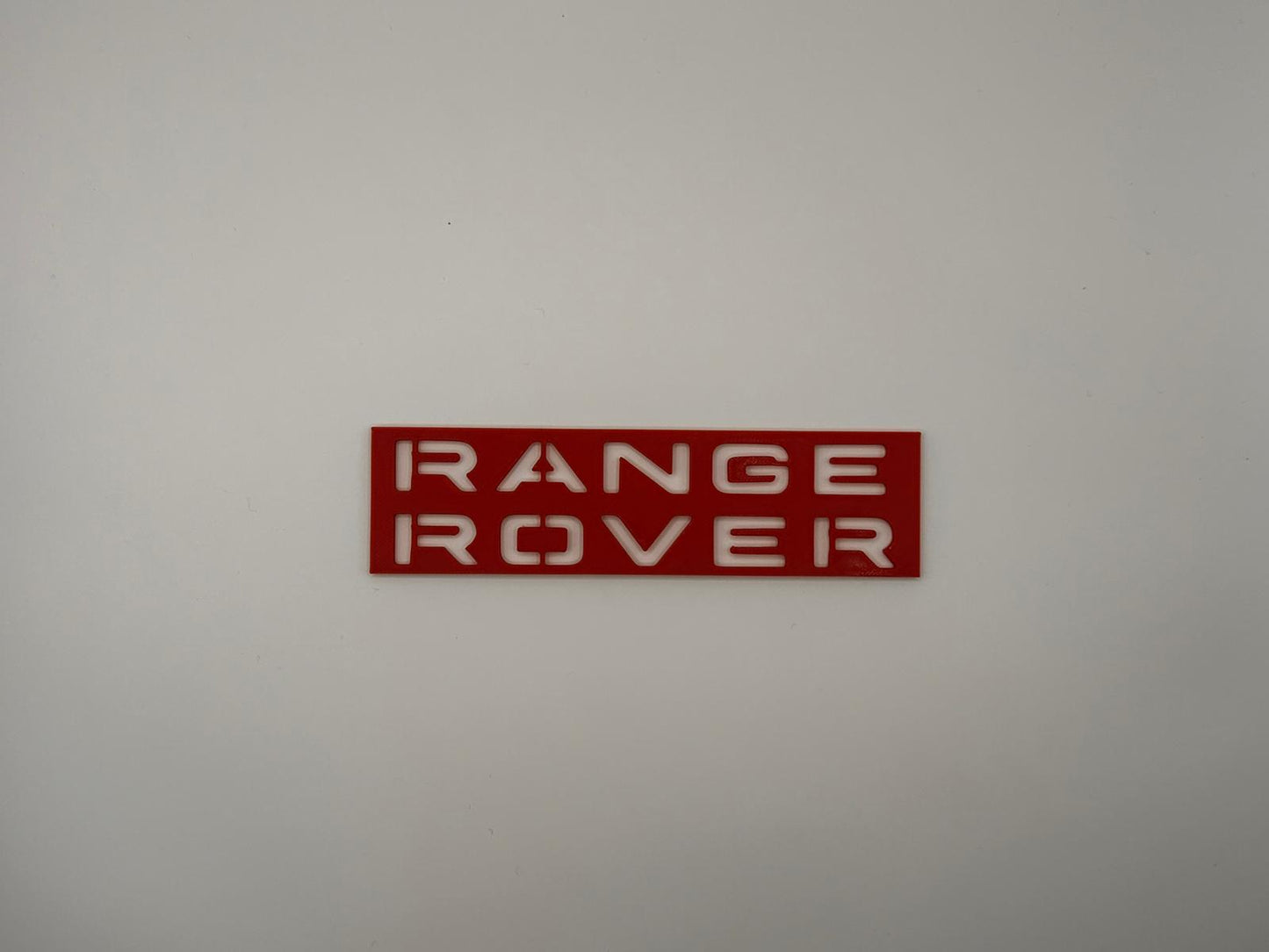 Range Rover Carpet Logo Stencil-3D Printed Car Detailing Template for Floor Mats