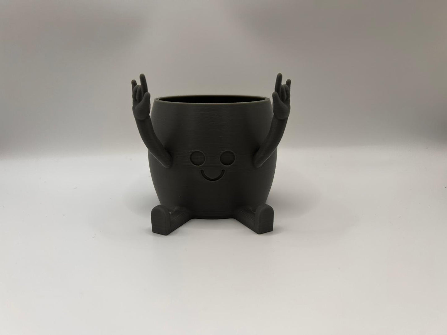 Rockin’ Plant Pot–3D Printed Funny Planter–Great Gift for Music Fans & Plant Lovers