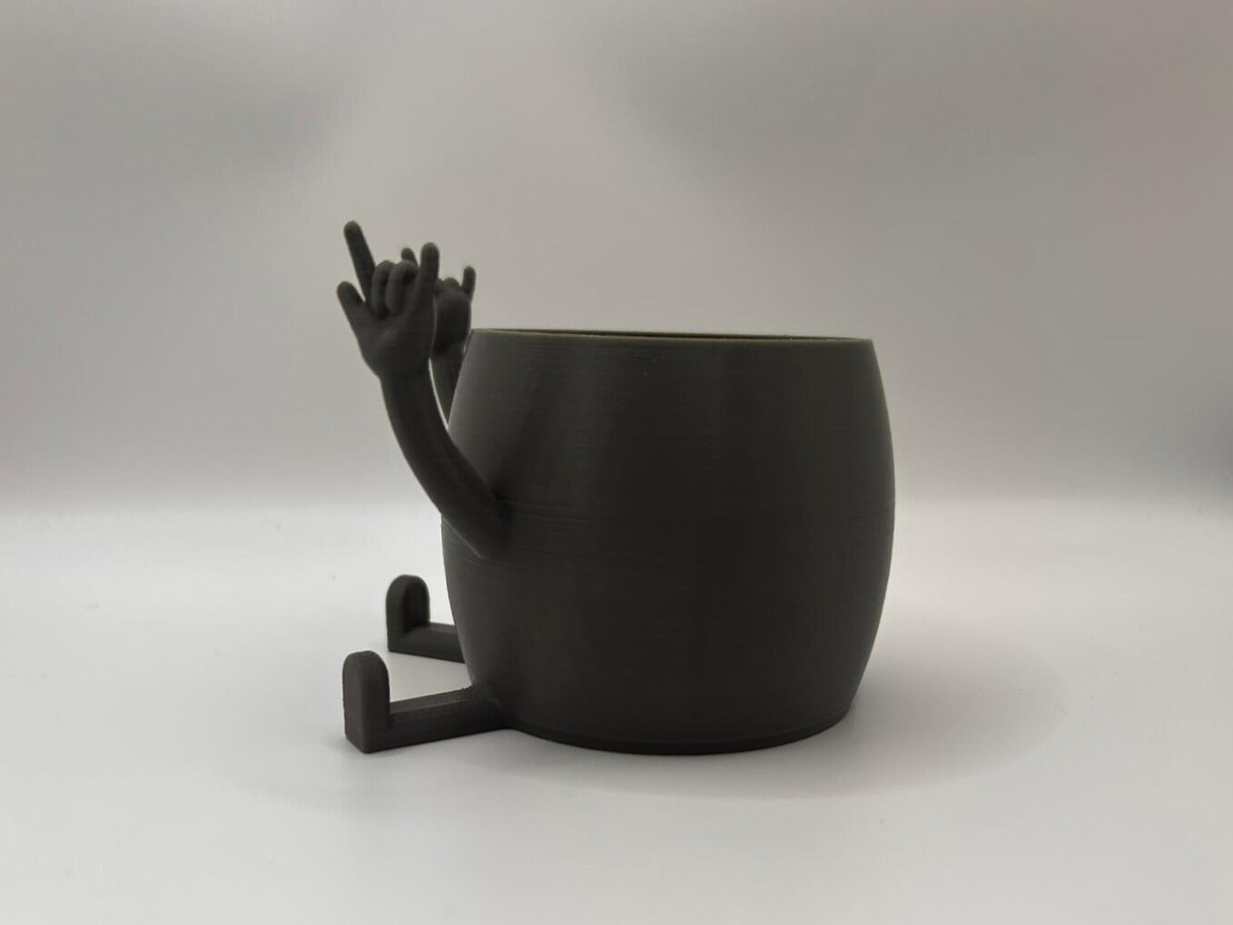 Rockin’ Plant Pot–3D Printed Funny Planter–Great Gift for Music Fans & Plant Lovers