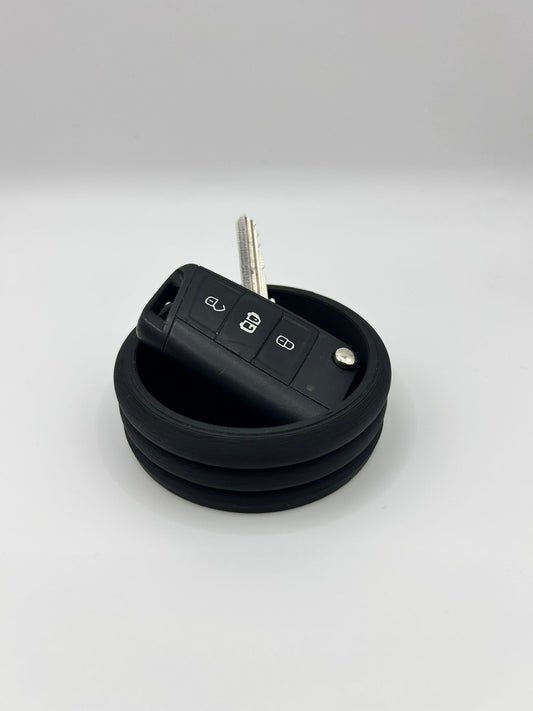 Small Horizontal Ribbed Pot – Perfect for Home & Desk Accessories